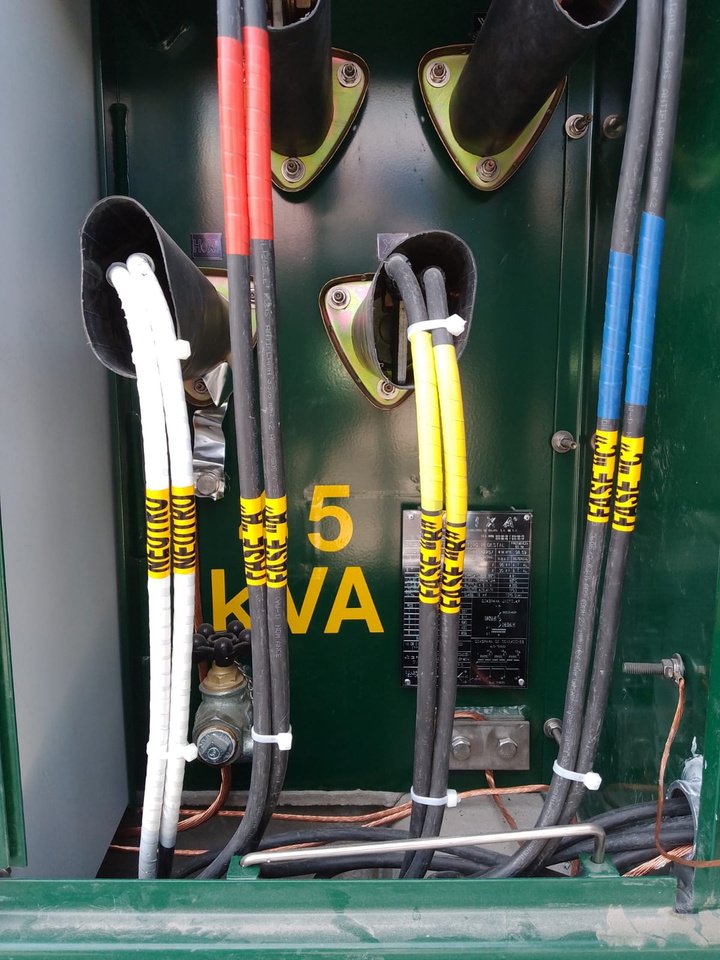 Cableado interior de tablero de 75 kVA