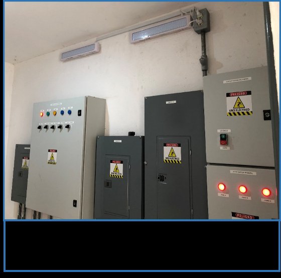Conjunto de paneles y gabinetes de control eléctrico